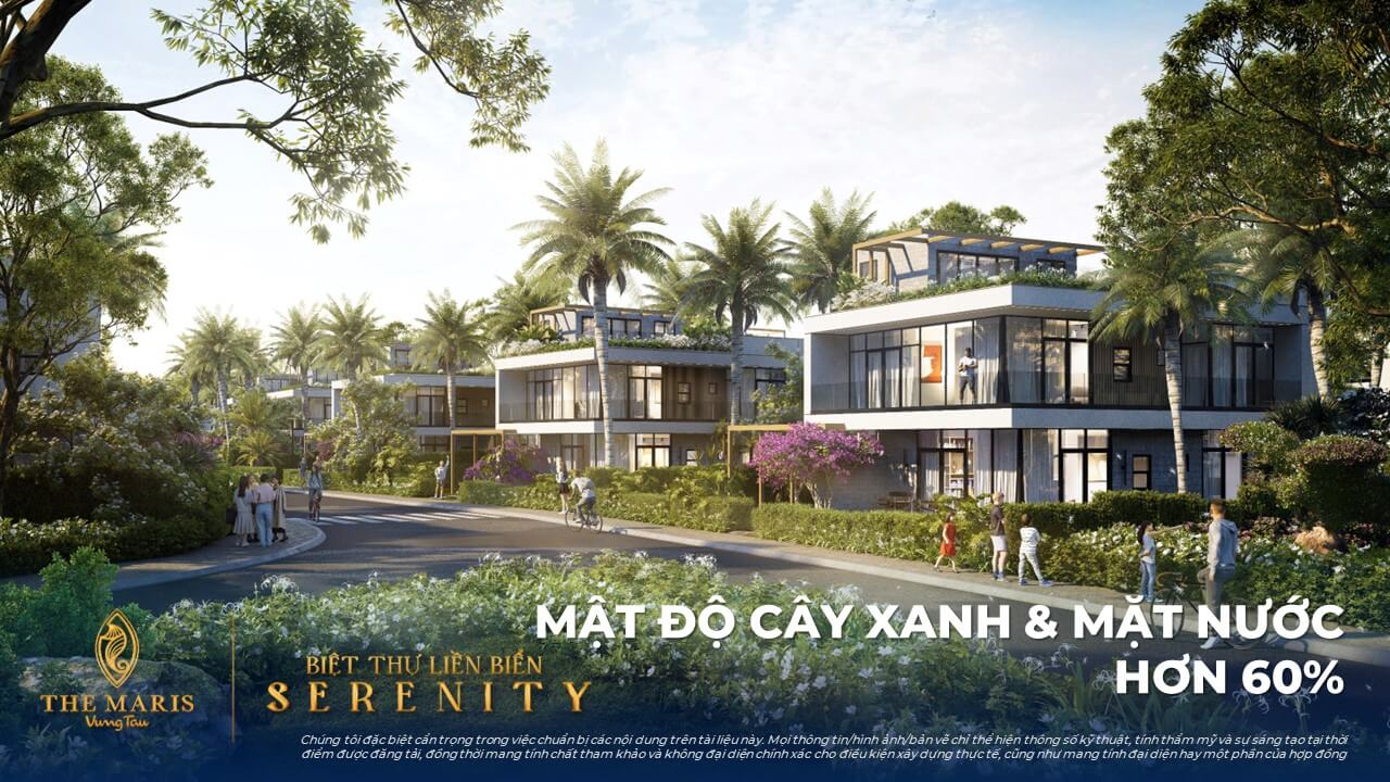 Các khu nhà ơ, villa, biệt thự tại Maris Vũng Tàu